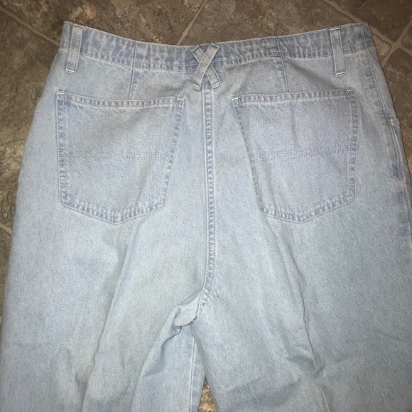 CHRISTOPHER & BANKS Sz 8 BLUE CROP DENIM Pants - Picture 8 of 8